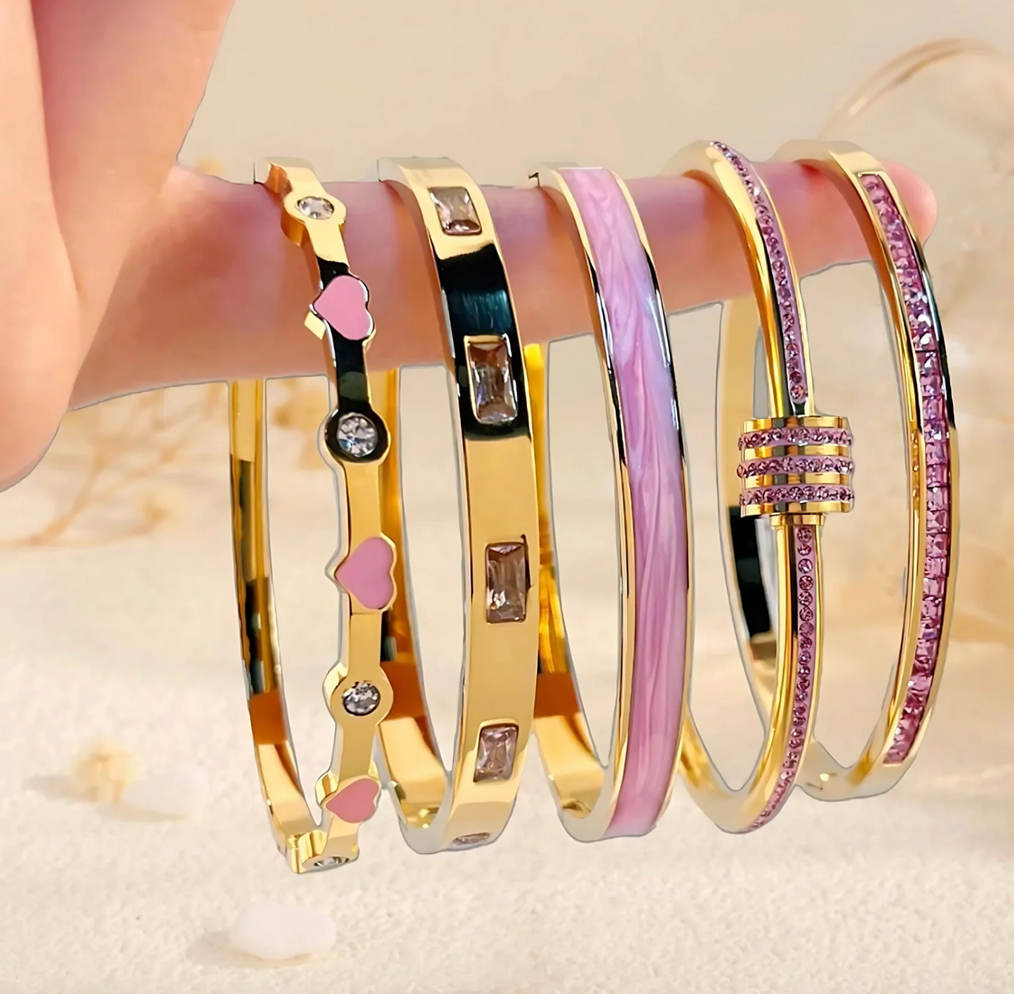 Rosaline Bangle Collection