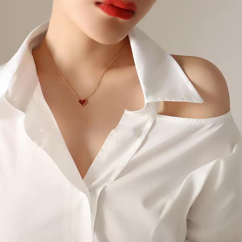 Collier Innocent Heart en acier inoxydable résistant à l’eau