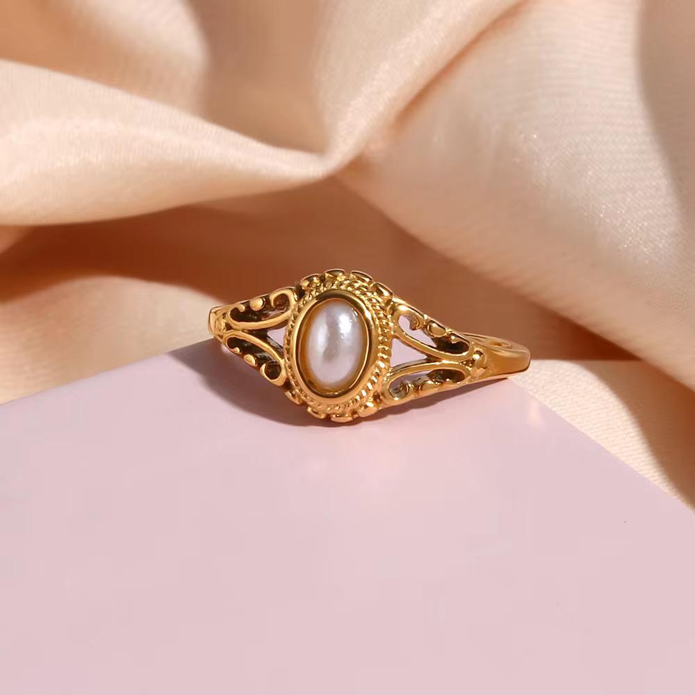 Bague Élise en acier inoxydable résistant à l’eau