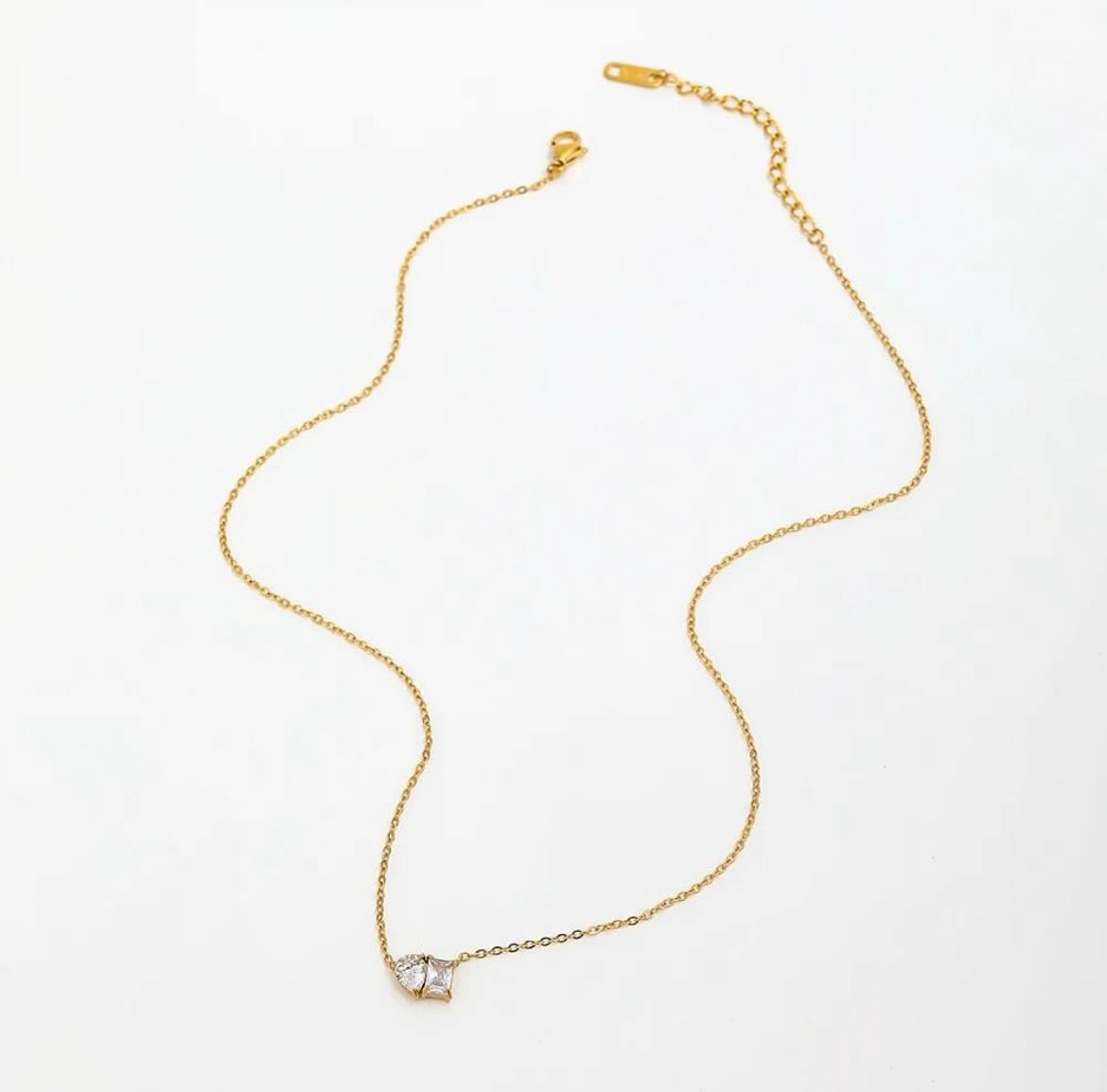 Collier Felicity en acier inoxydable résistant à l’eau