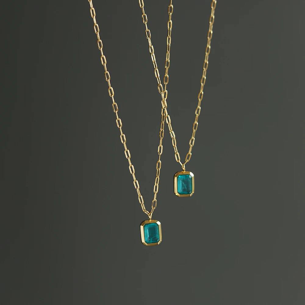 Collier Pauline en acier inoxydable résistant à l’eau