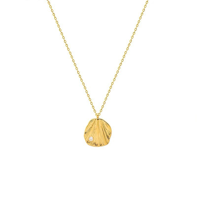 Collier Shell with Pearl