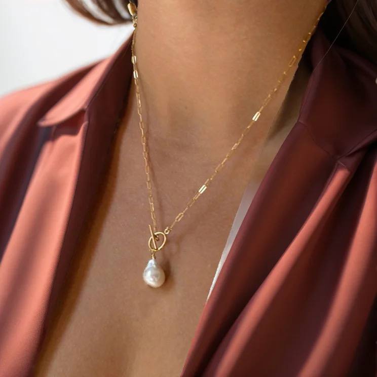 Collier Perla en acier inoxydable résistant à l’eau