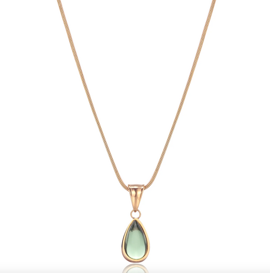 Collier Goutte d’Émeraude