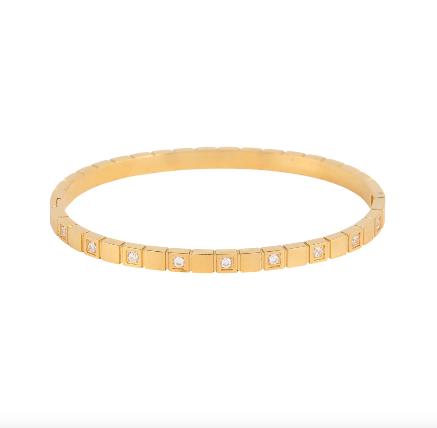 Bracelet Cube d’Éclat en acier inoxydable résistant à l’eau