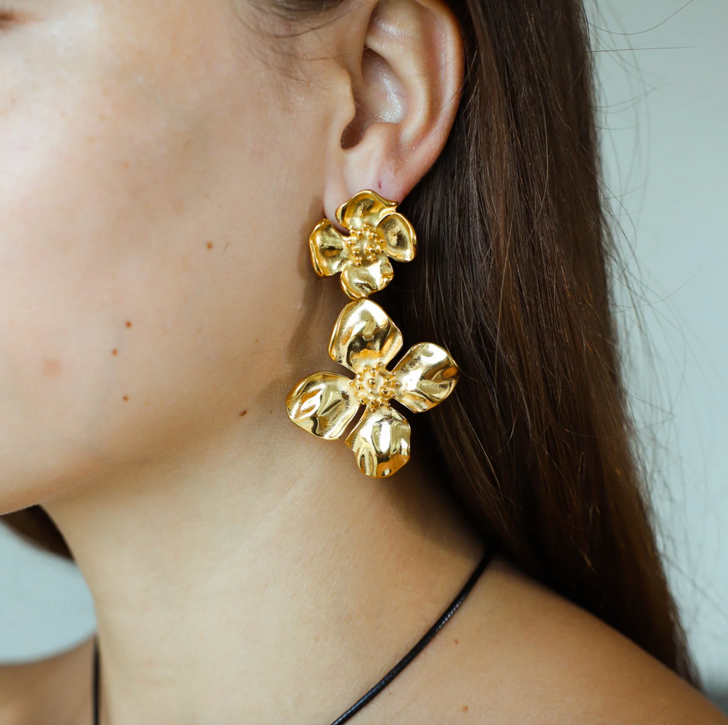 Boucles Florales Éternelles en acier inoxydable résistant à l’eau