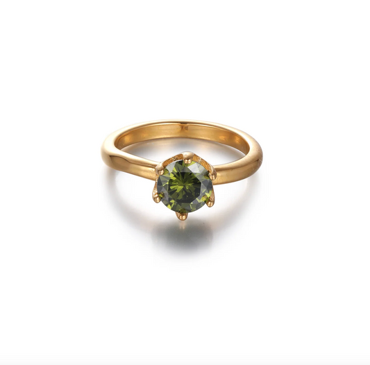 Bague Émeraude Solaire