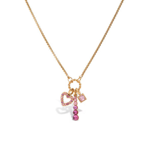 Collier Pink Charms