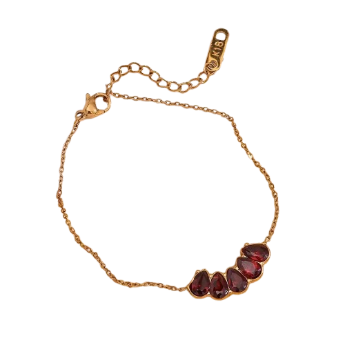Bracelet Larmes de Rubis