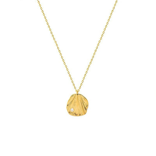 Collier Shell with Pearl